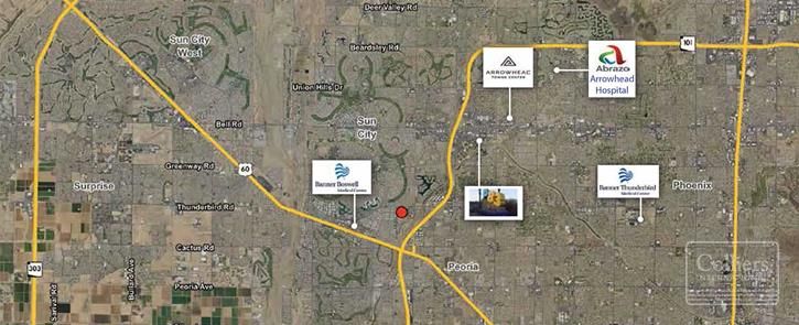 Ideal Owner-User Medical Office Condo for Sale with Income through 2021: 13634 N 93rd Ave, Peoria, AZ 85381